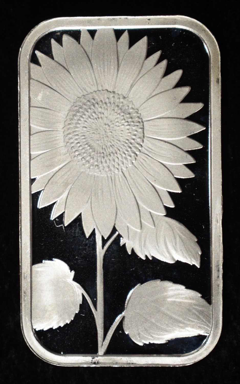 SUNFLOWER 1 OZ .999 SILVER BAR