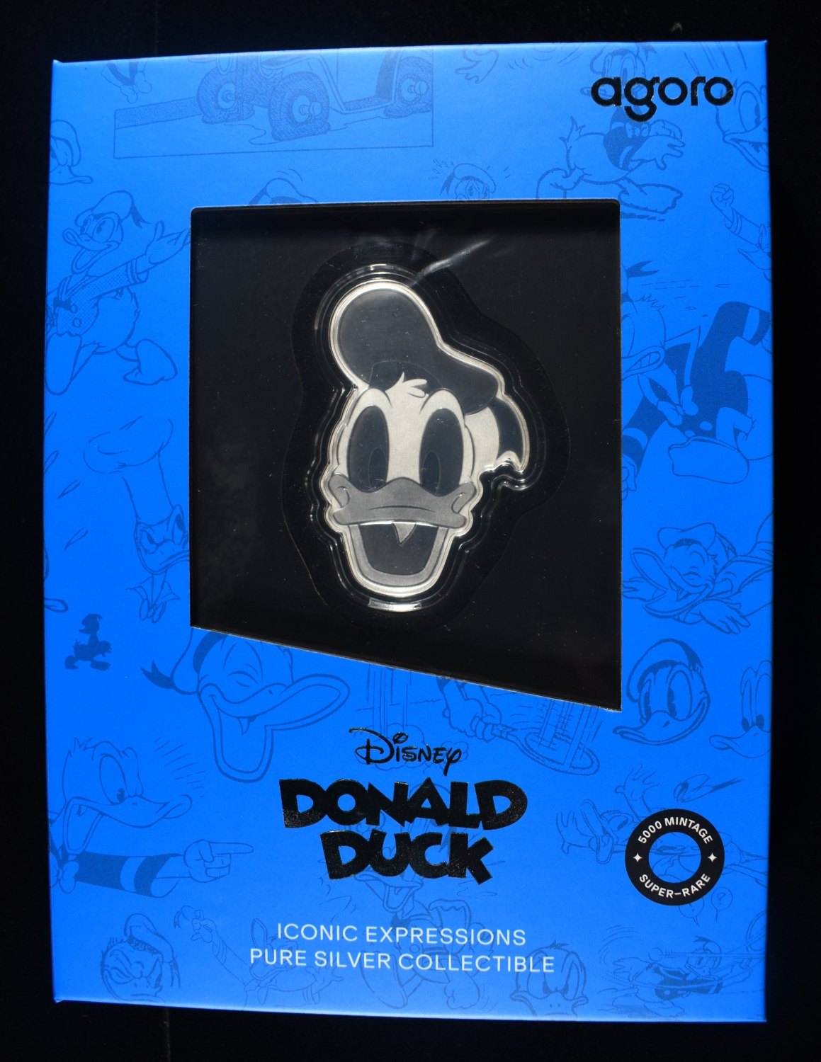 DONALD DUCK 1/2 OZ .999 SILVER