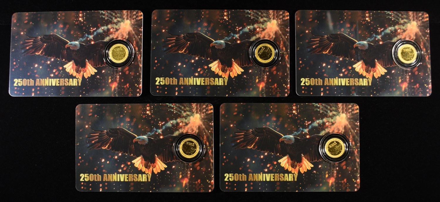 (5) 2026 NIUE 50C 1/1000TH .9999 GOLD