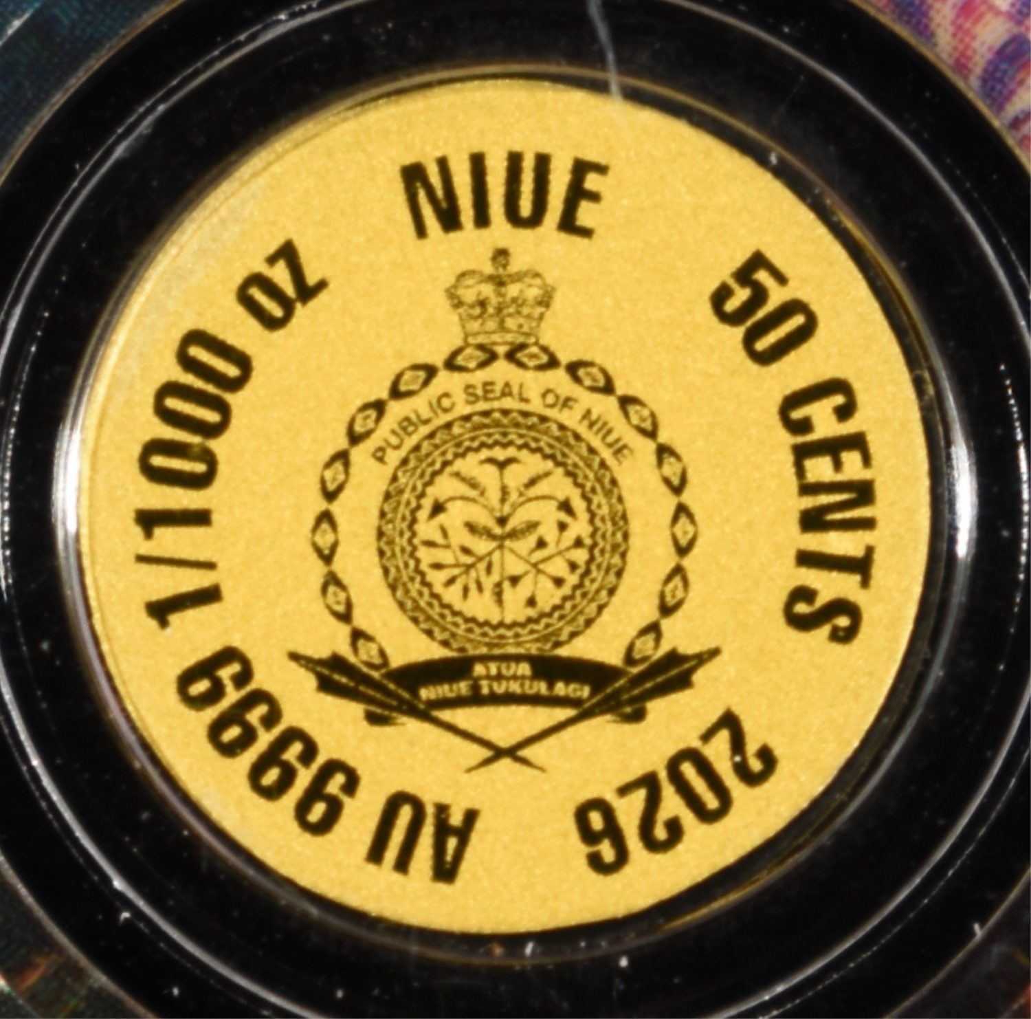 (5) 2026 NIUE 50C 1/1000TH .9999 GOLD