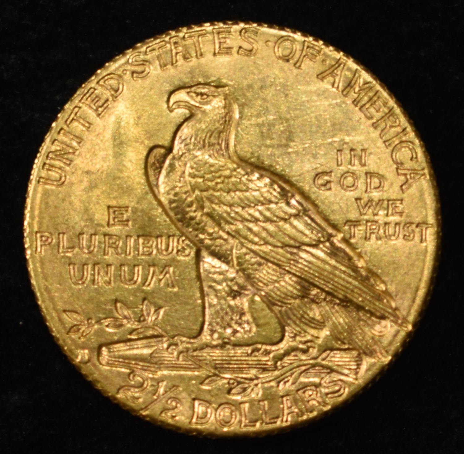 1914-D INDIAN GOLD $2.5 CH BU