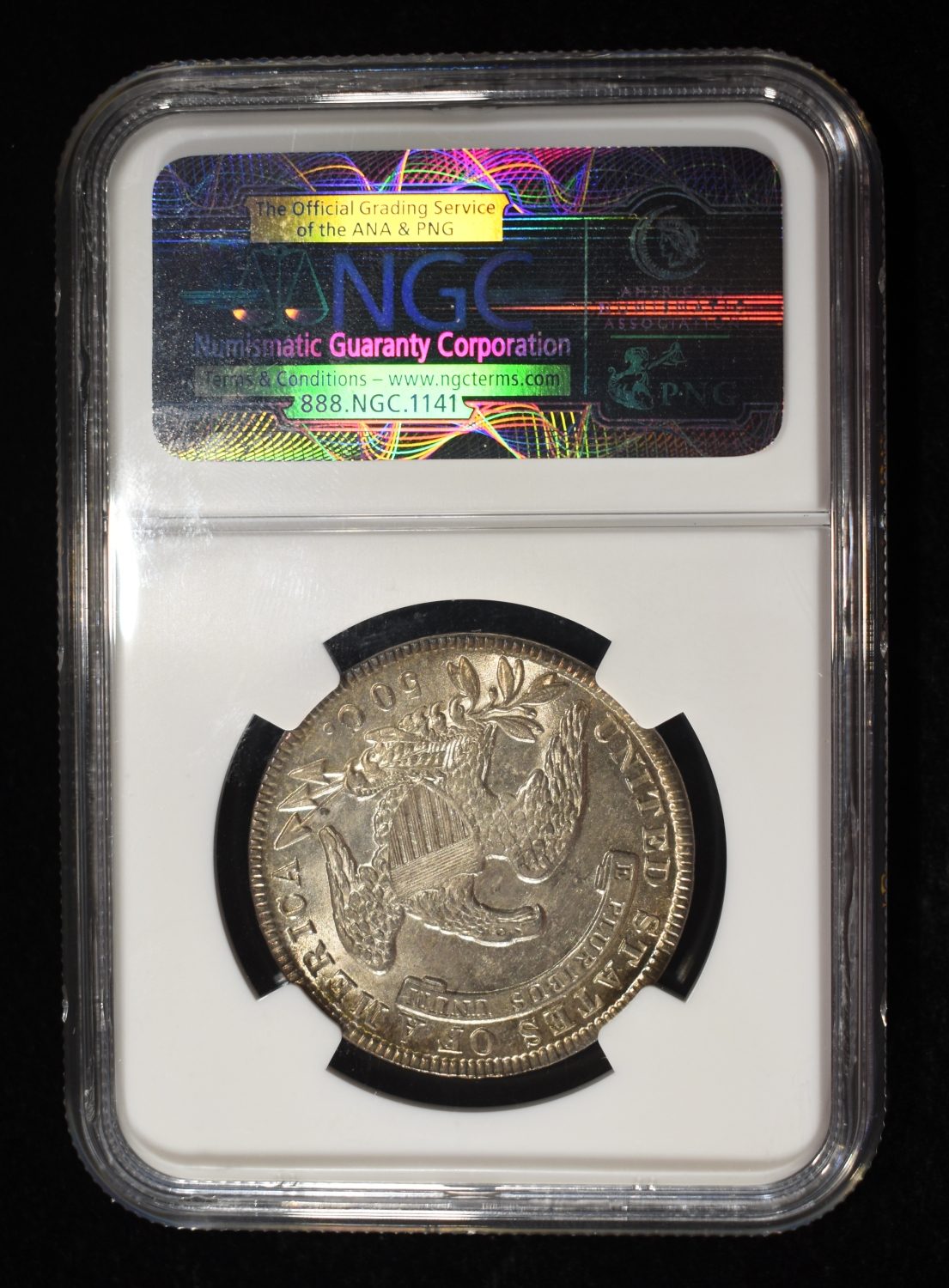 1835 BUST HALF DOLLAR NGC MS-64