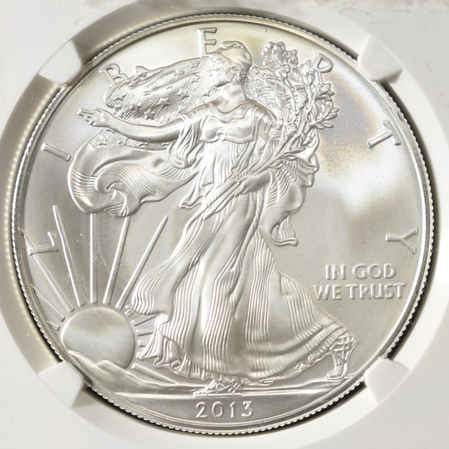 2013 AMERICAN SILVER EAGLE NGC MS70