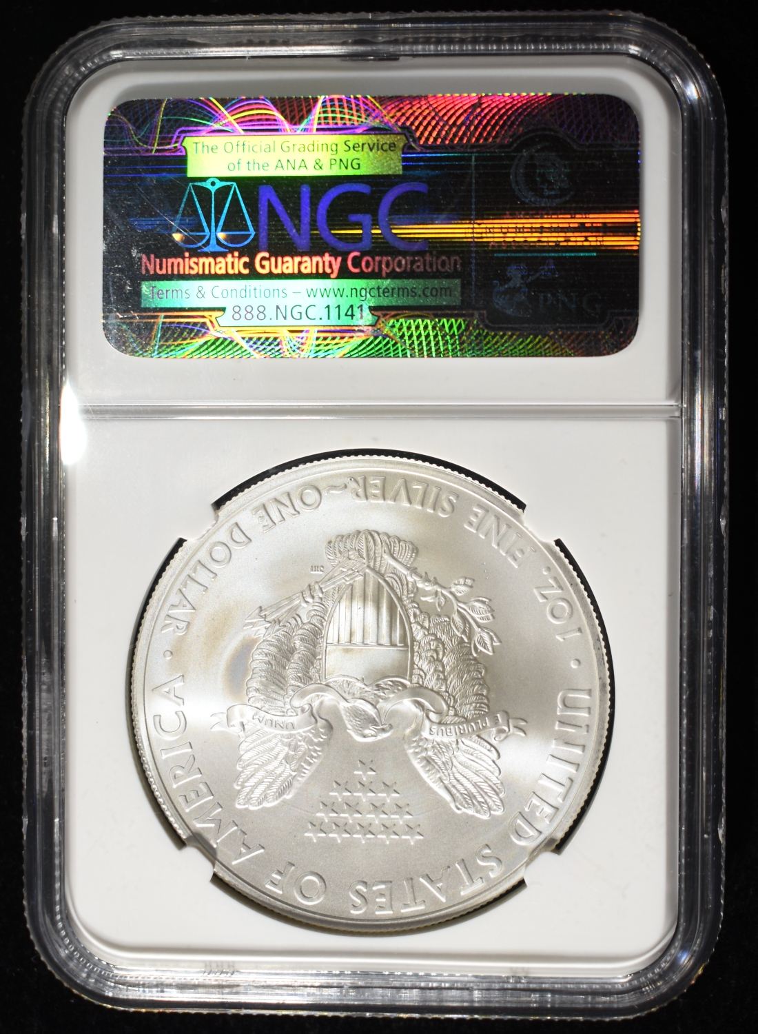 2013 AMERICAN SILVER EAGLE NGC MS70