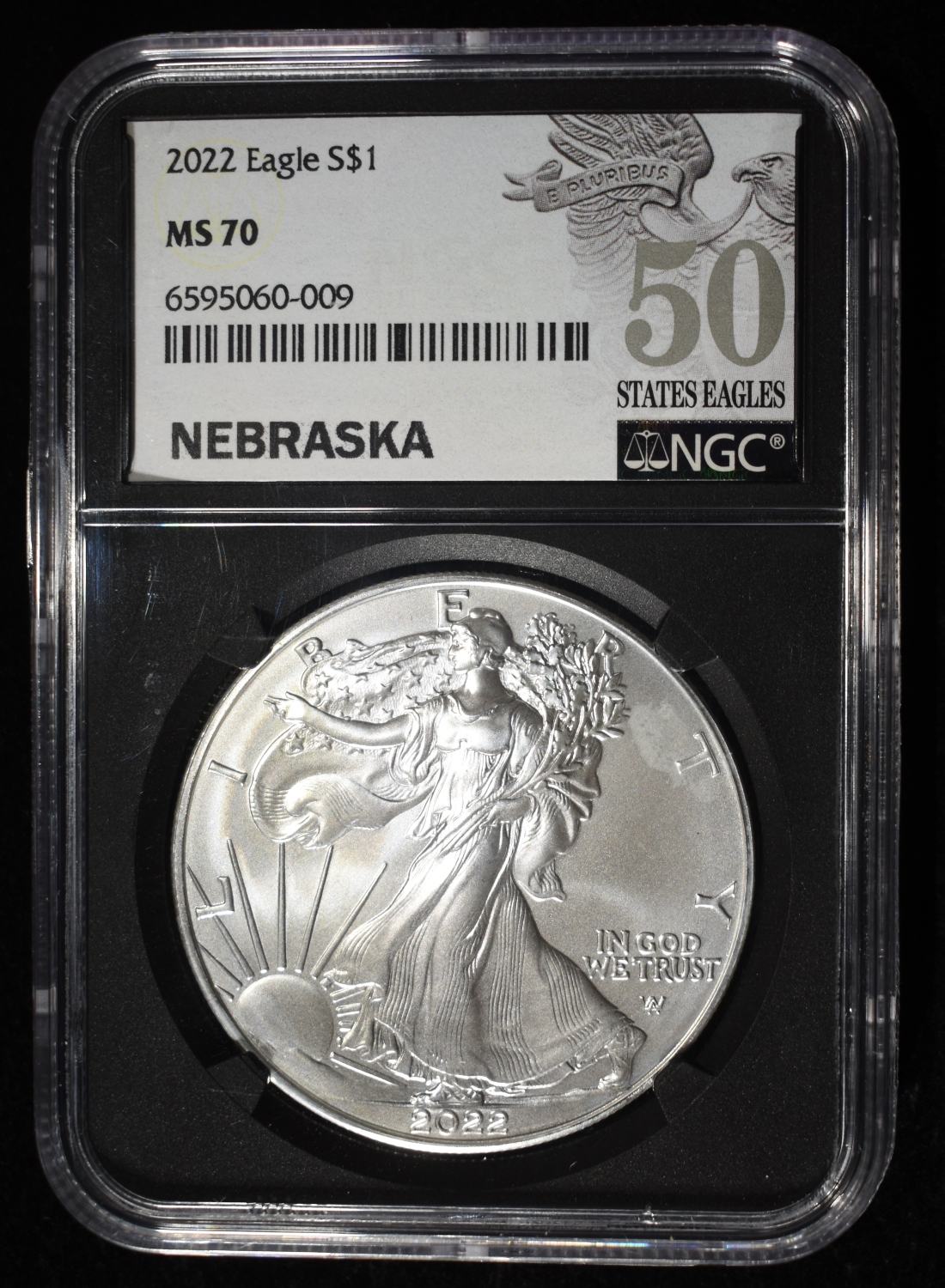2022 AMERICAN SILVER EAGLE NGC MS70