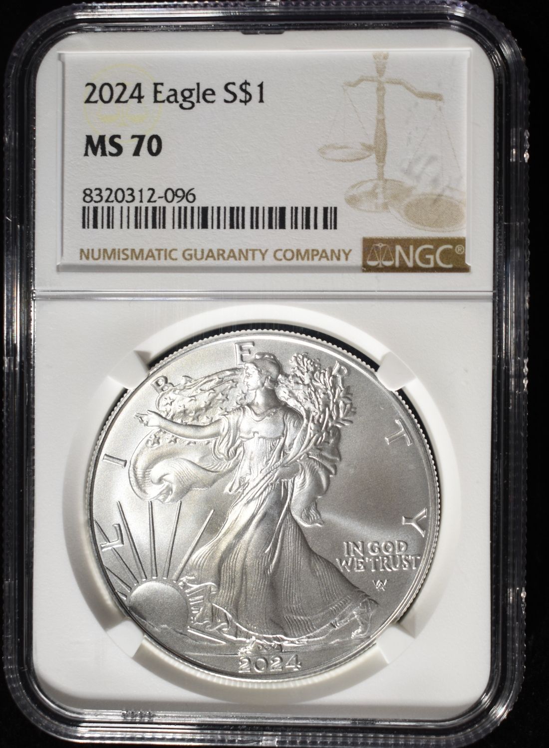 2024 AMERICAN SILVER EAGLE NGC MS70