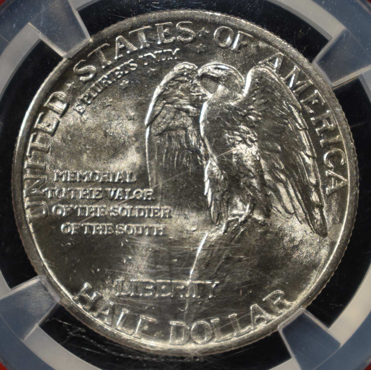 1925 50C COMMEM STONE MOUNTAIN NGC MS64
