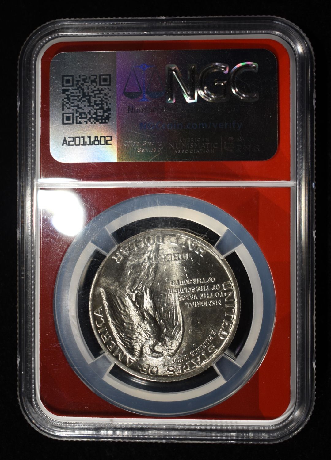 1925 50C COMMEM STONE MOUNTAIN NGC MS64