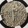 AZES I/II, AFTER C. 58 BC NGC F. INDO-SCYTHIANS, AR TETRADRACHM ESTIMATE $220 - $270.Image - 2