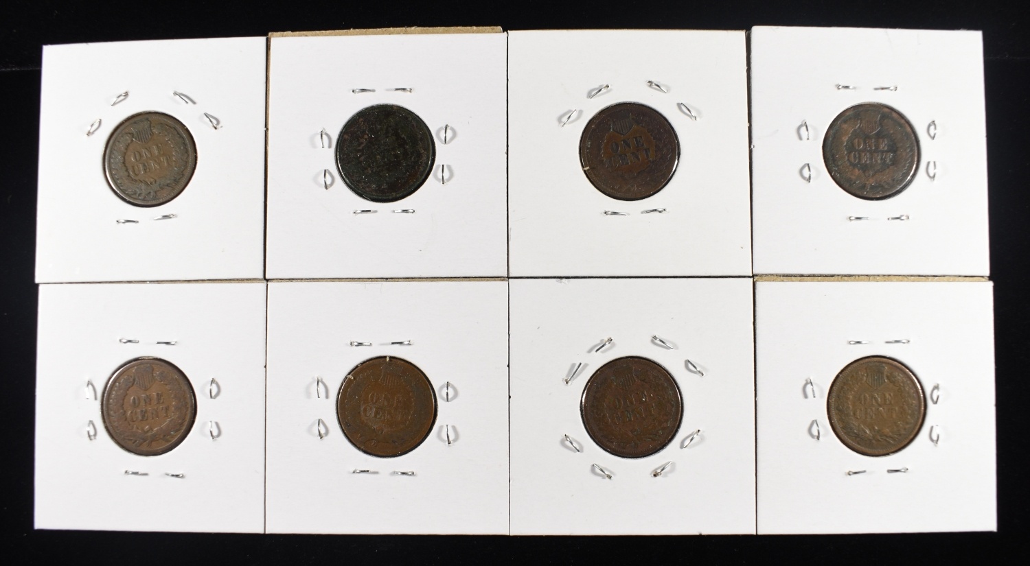(8) INDIAN CENTS