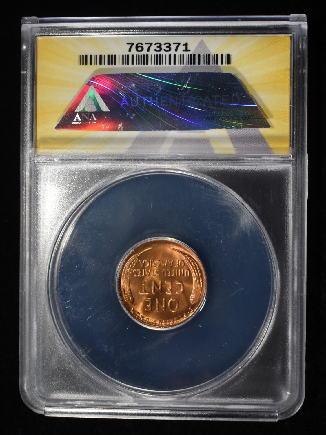 1956 WHEAT CENT ANACS MS66 RED
