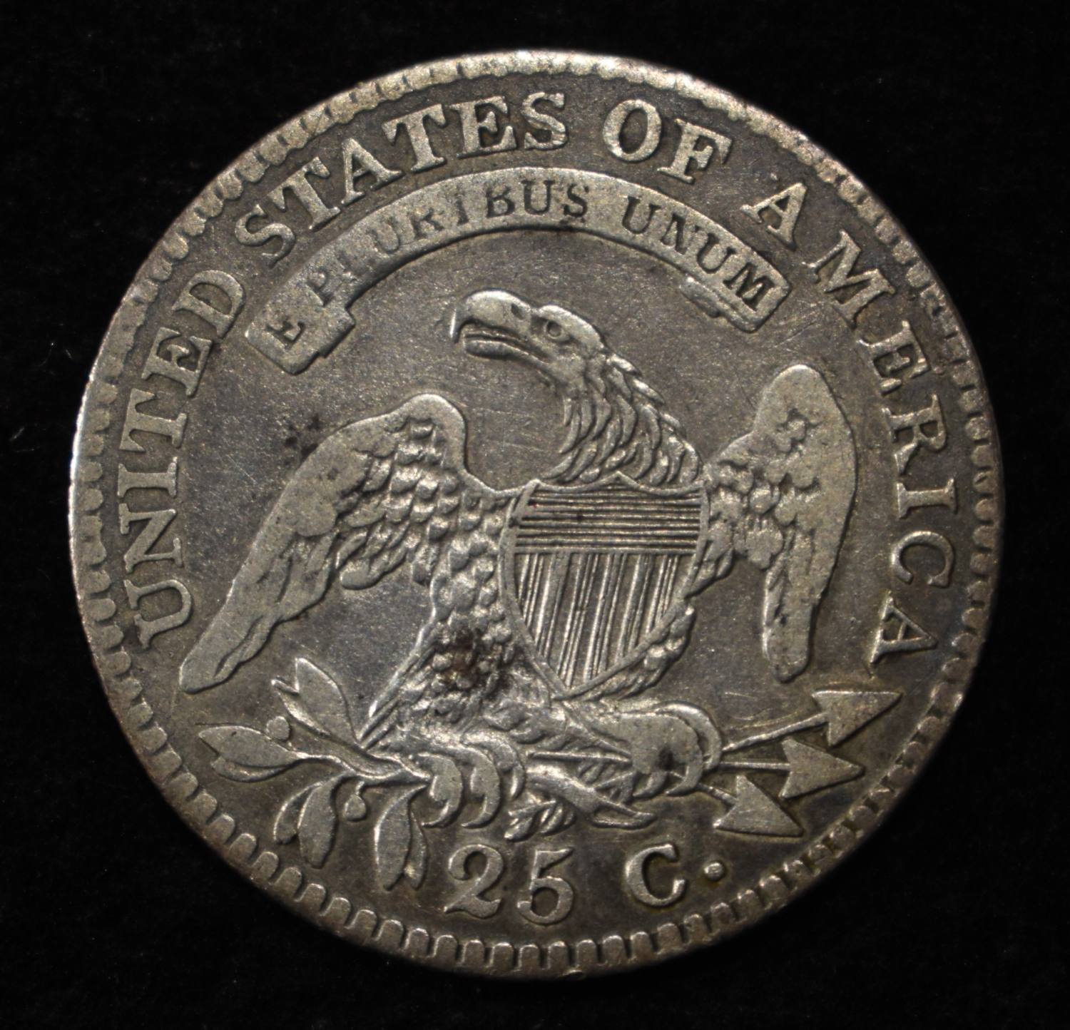 1815 BUST QUARTER VF
