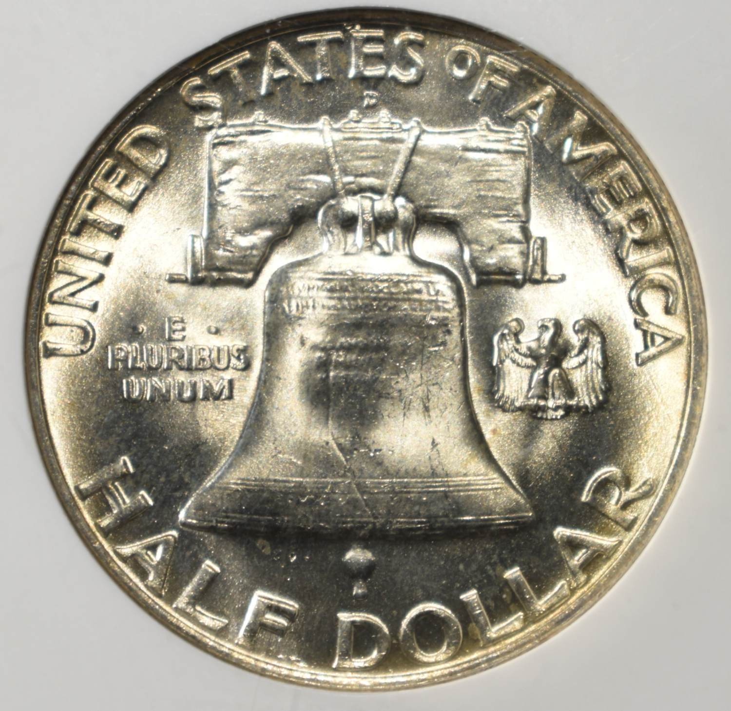 1959-D FRANKLIN HALF DOLLAR NGC MS65