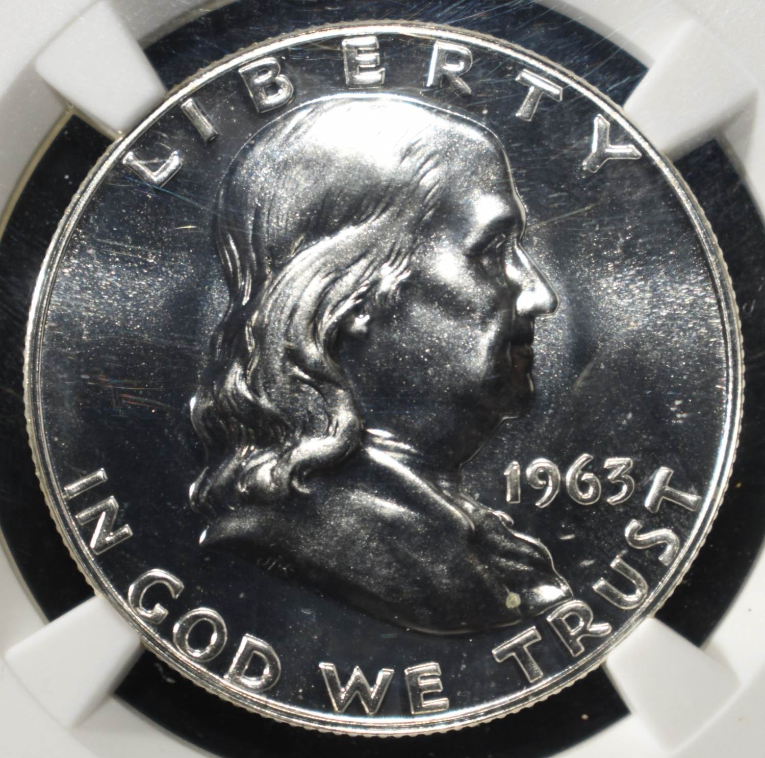 1963 FRANKLIN HALF DOLLAR NGC PF68