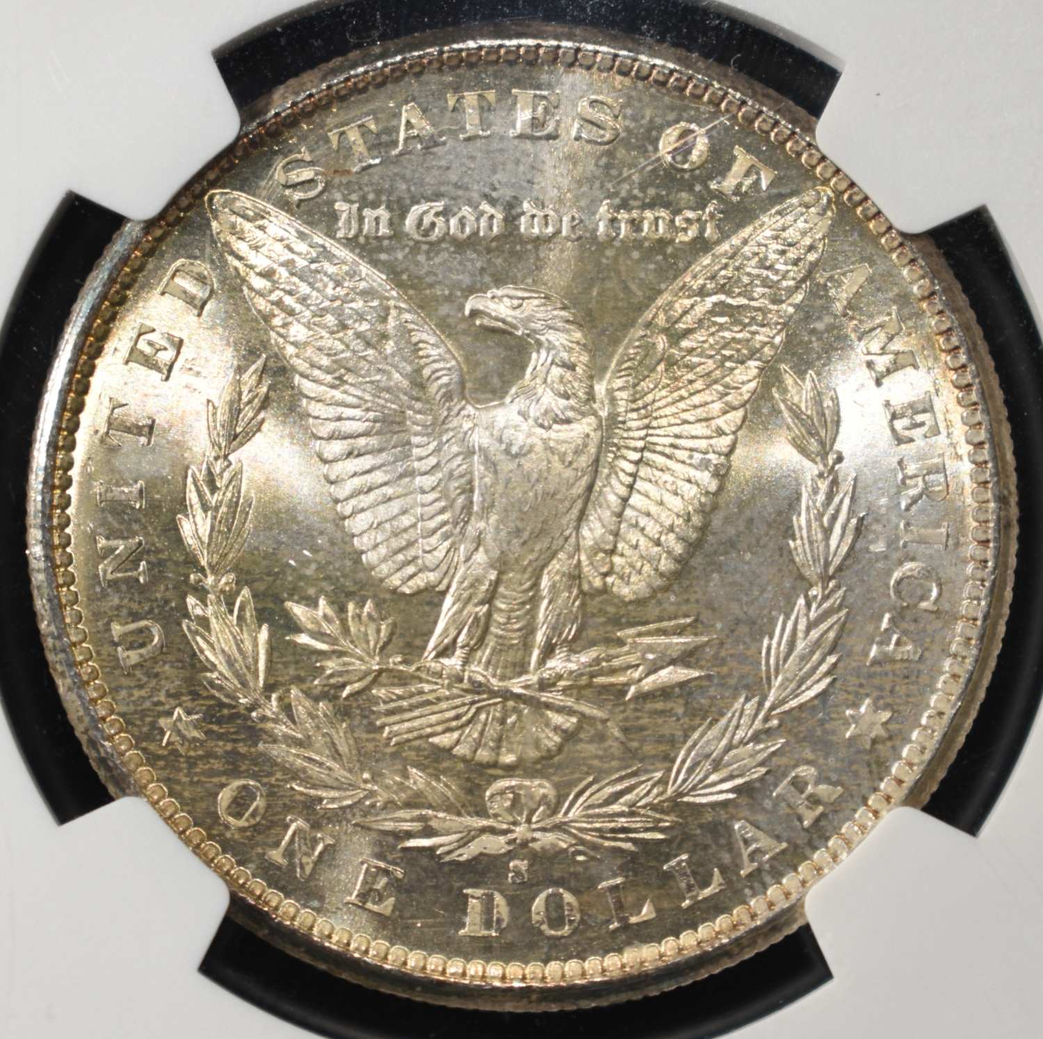 1881-S MORGAN DOLLAR NGC MS-63
