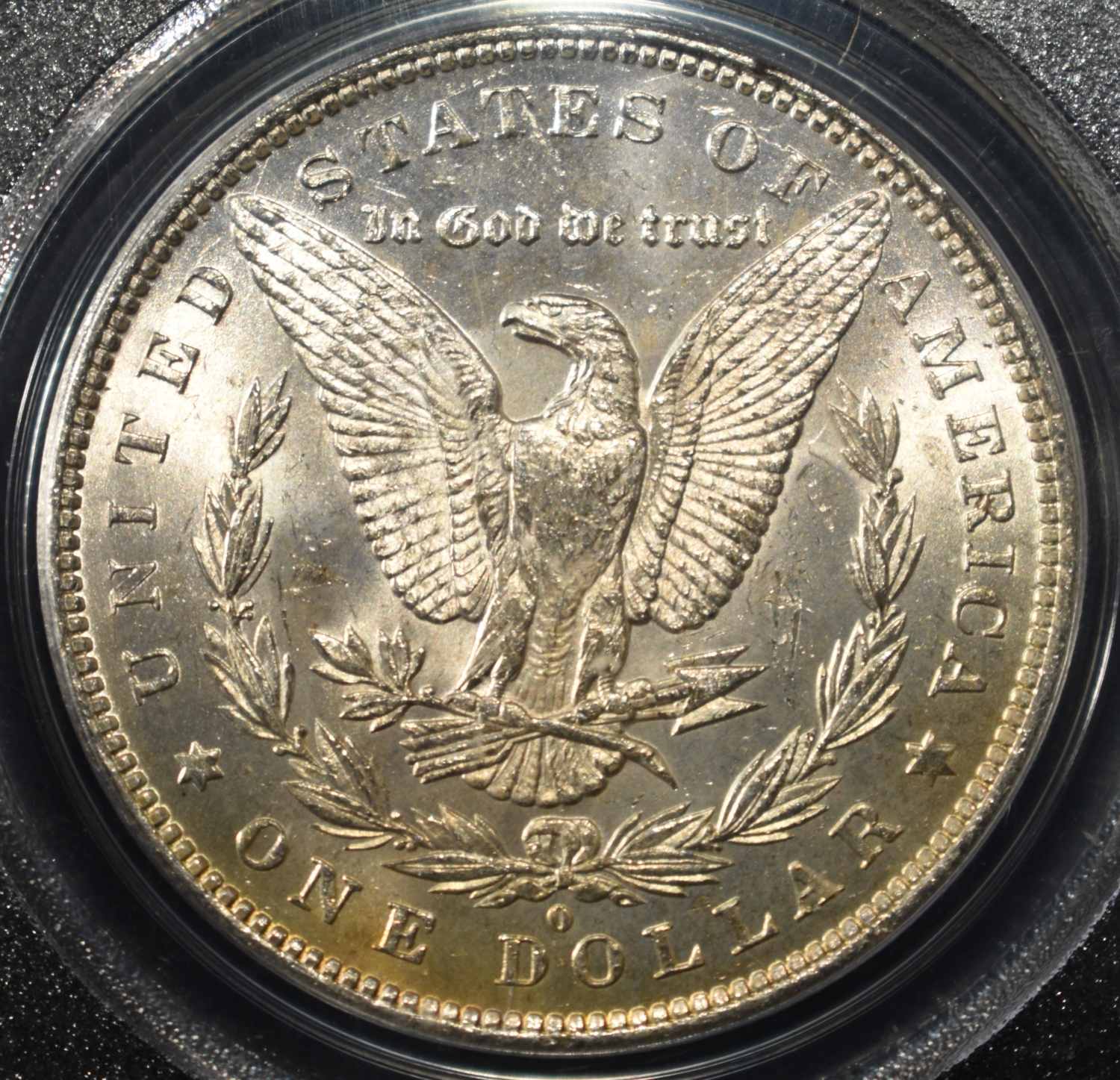 1883-O MORGAN DOLLAR PCGS MS-63 OLD GREEN HOLDER