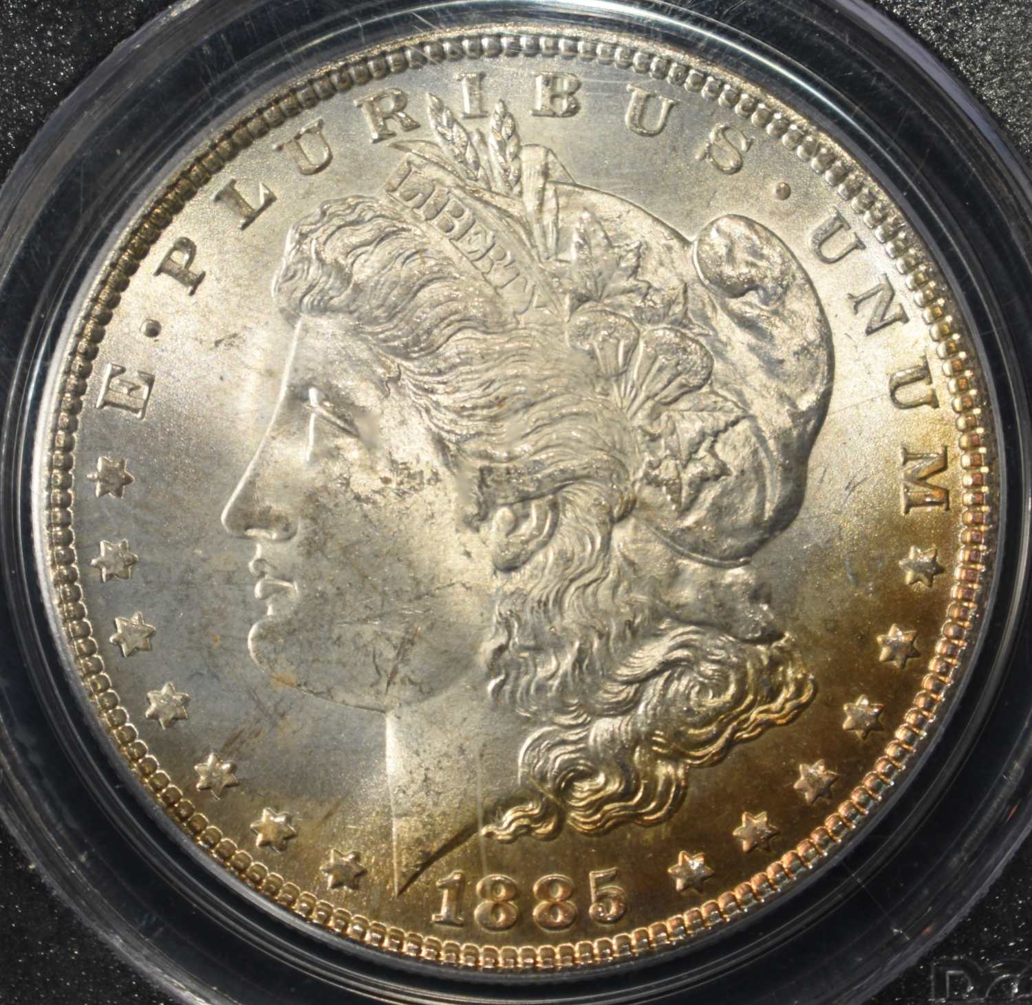 1885 MORGAN DOLLAR PCGS MS-64