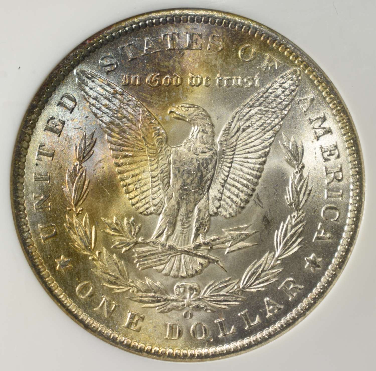 1885-O MORGAN DOLLAR NGC MS63