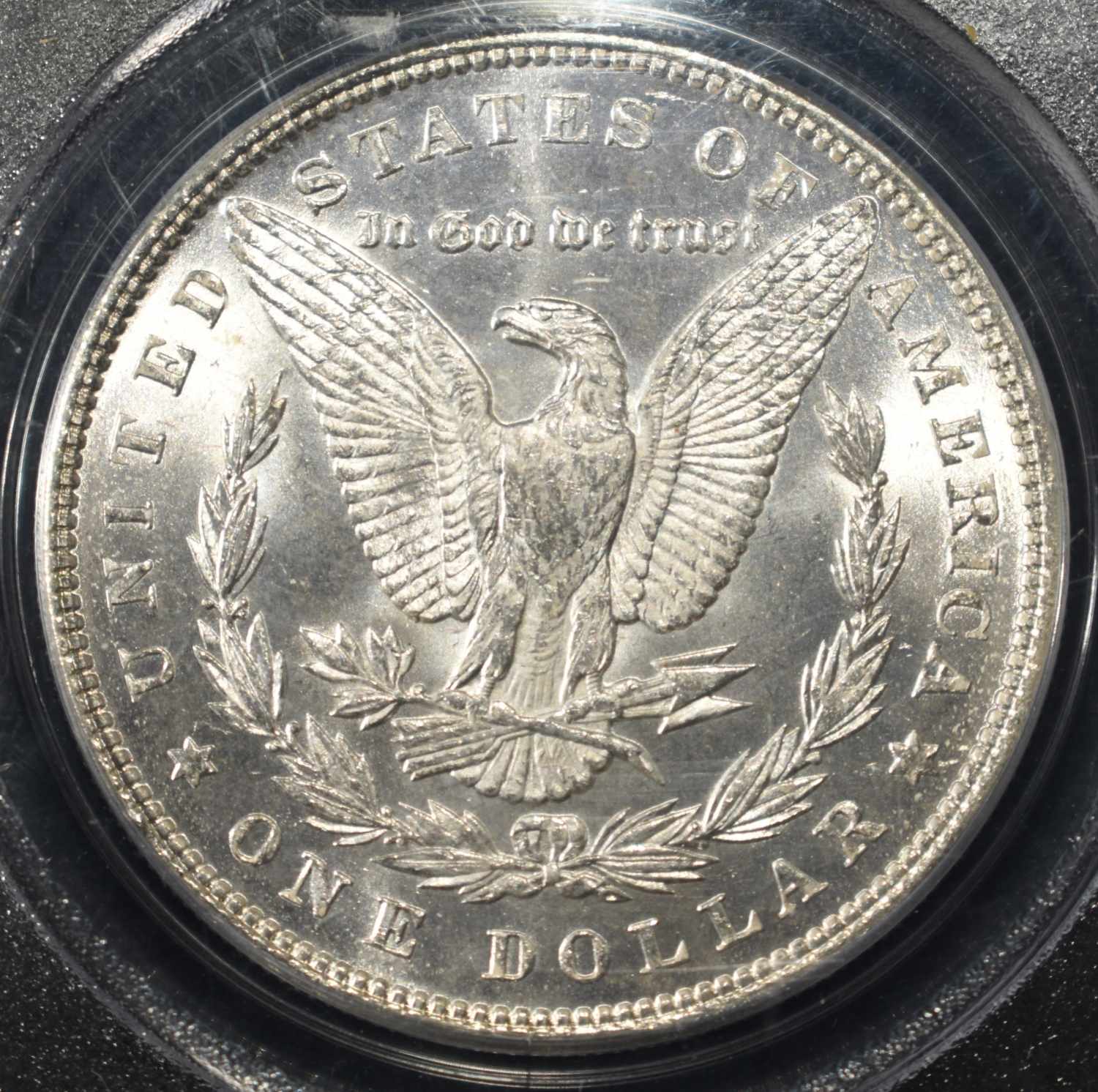 1887 MORGAN DOLLAR PCGS MS-64 OLD GREEN HOLDER