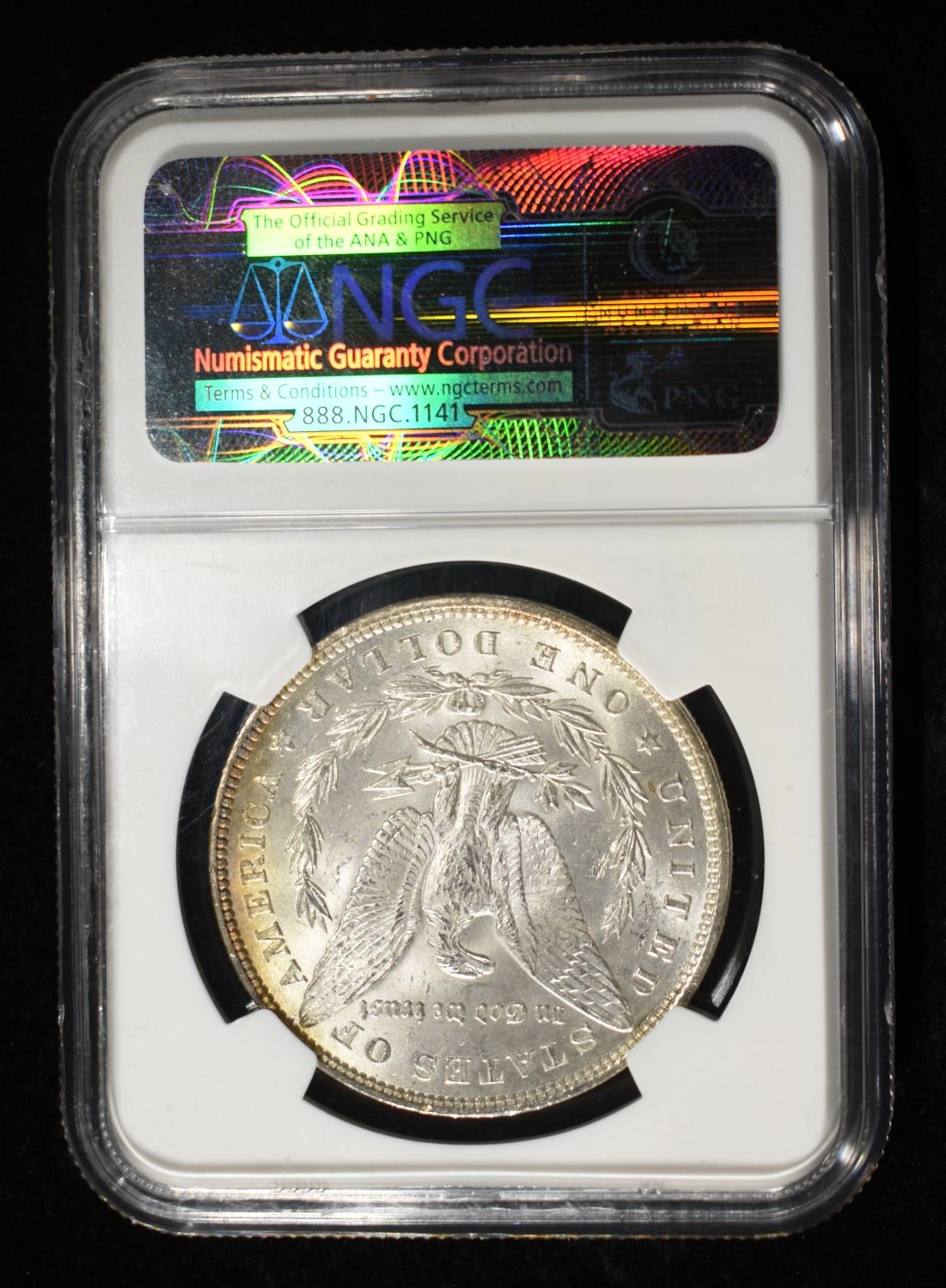 1896 MORGAN DOLLAR NGC MS63