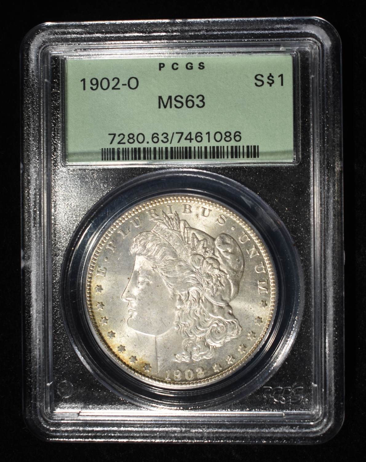 1902-O MORGAN DOLLAR PCGS MS-63