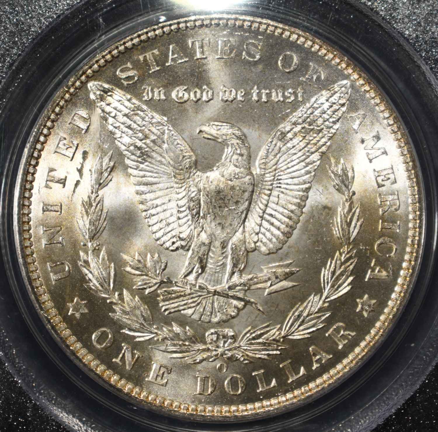 1904-O MORGAN DOLLAR PCGS MS-63 OLD GREEN HOLDER