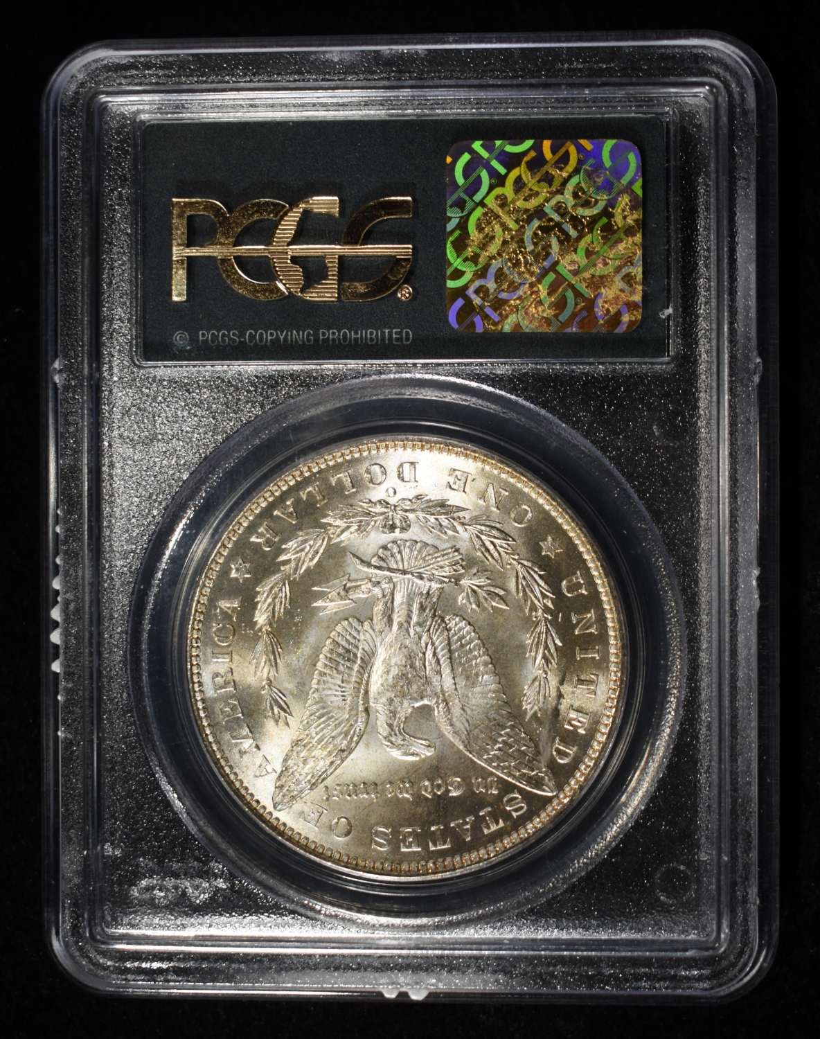 1904-O MORGAN DOLLAR PCGS MS-63 OLD GREEN HOLDER