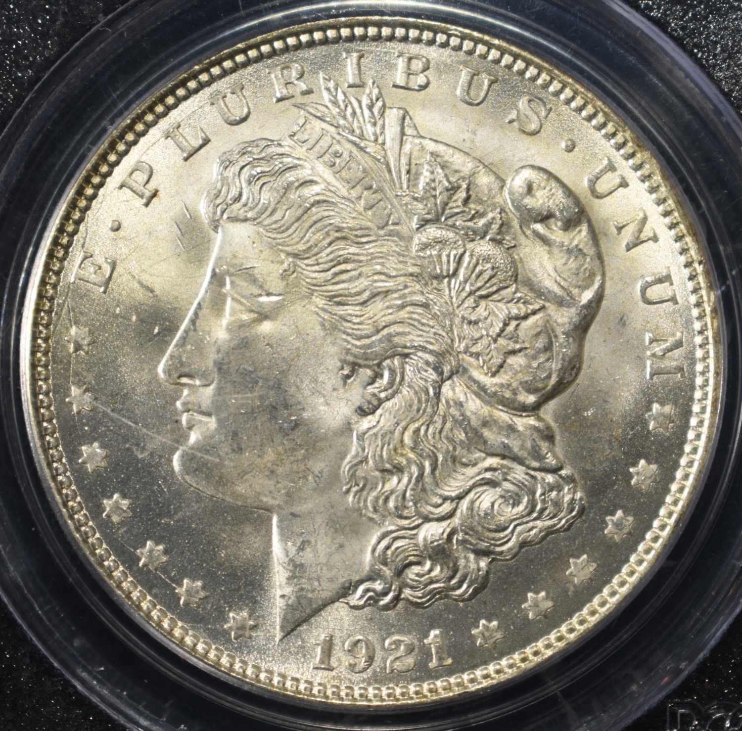 1921 MORGAN DOLLAR PCGS MS-64