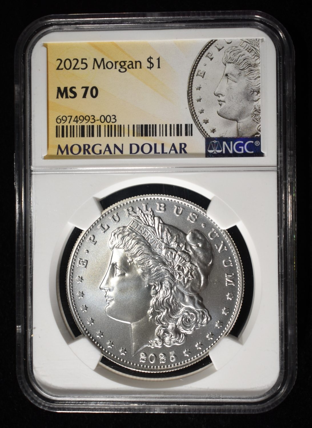 2025 MORGAN DOLLAR NGC MS70