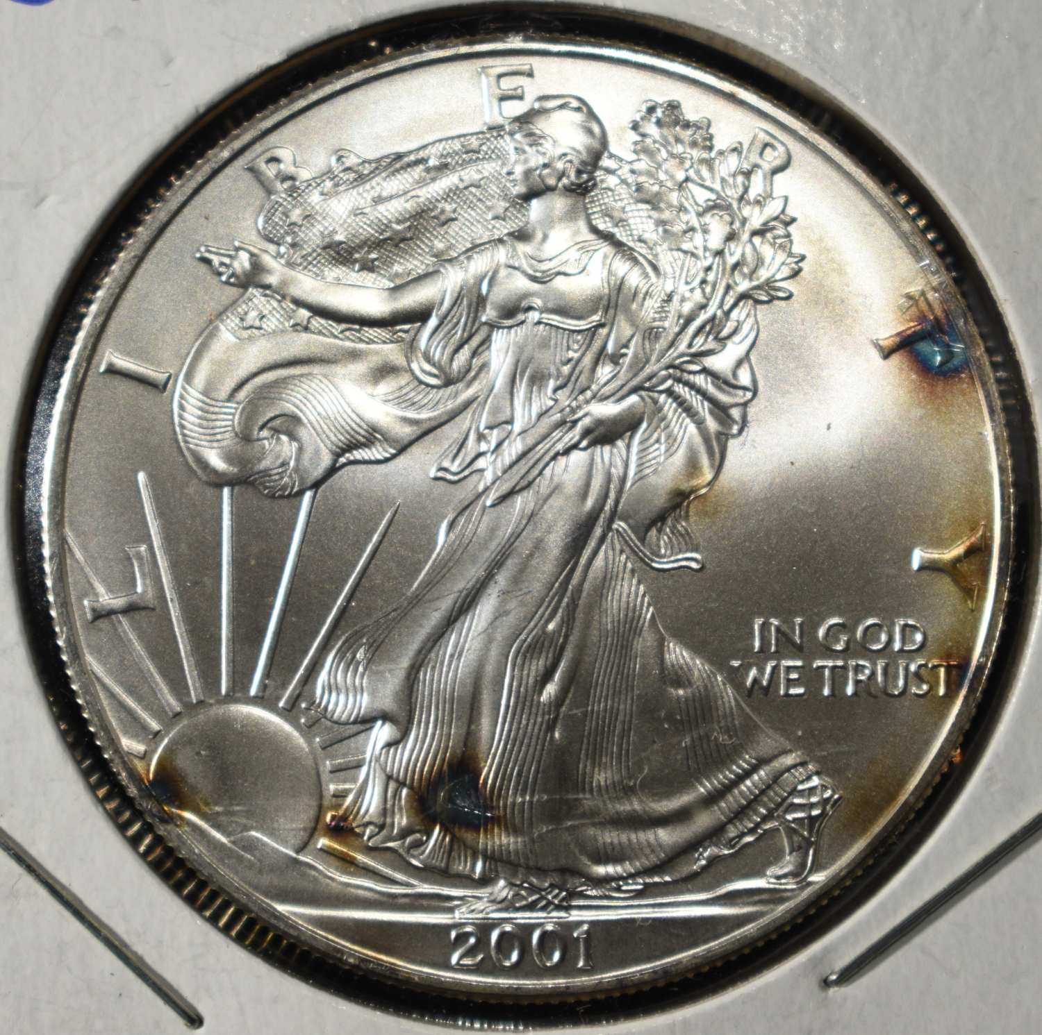 2001 AMERICAN SILVER EAGLE