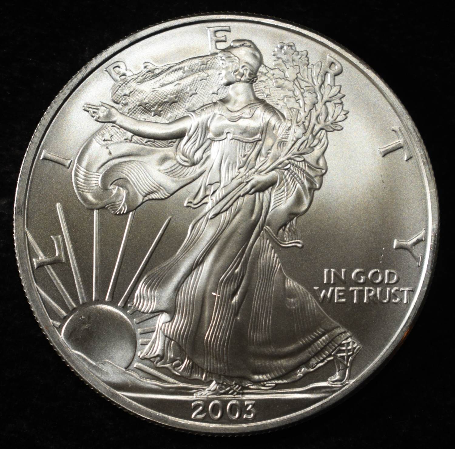 2003 AMERICAN SILVER EAGLE