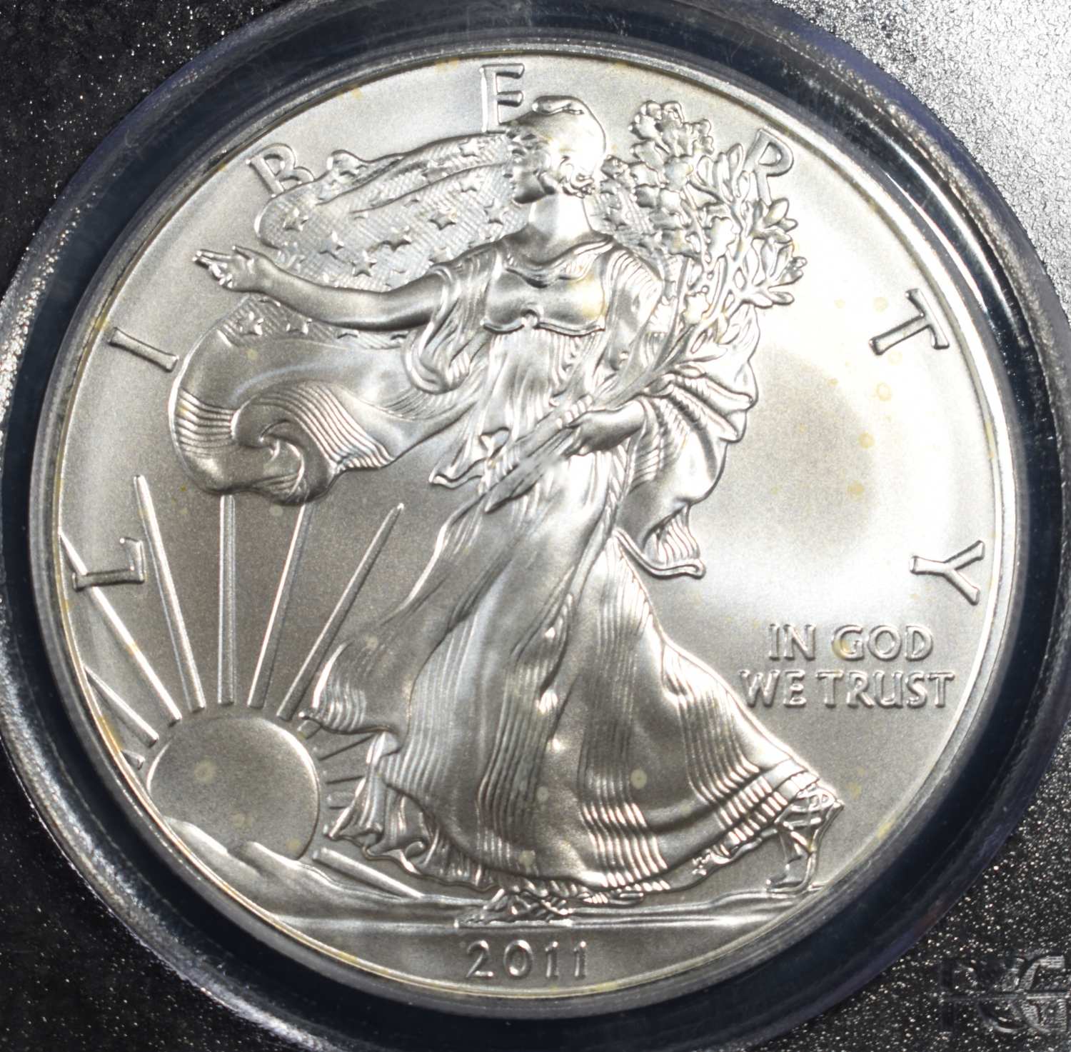 2011-W AMERICAN SILVER EAGLE PCGS MS70