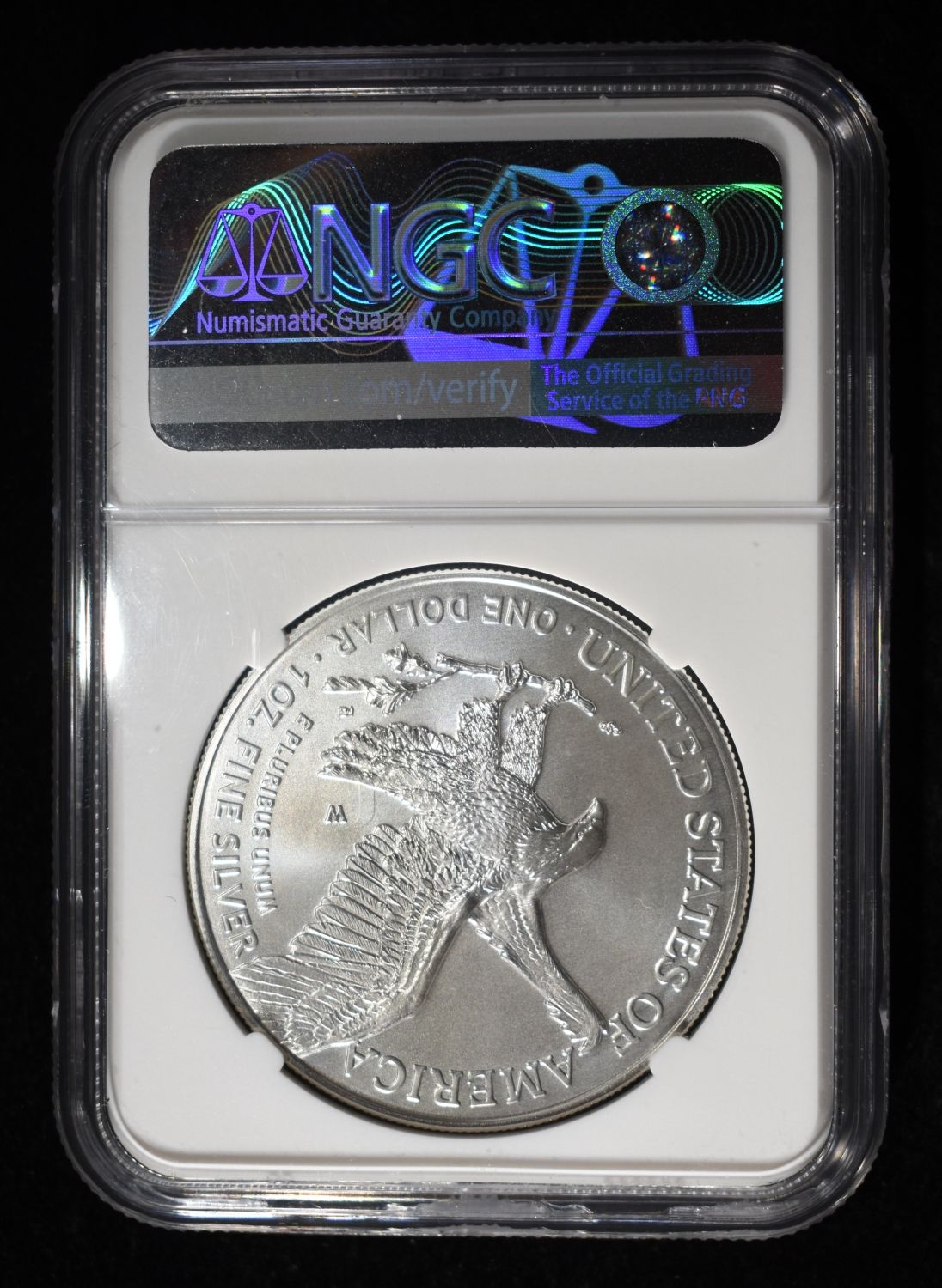 2022-W AMERICAN SILVER EAGLE BURNISHED NGC MS69
