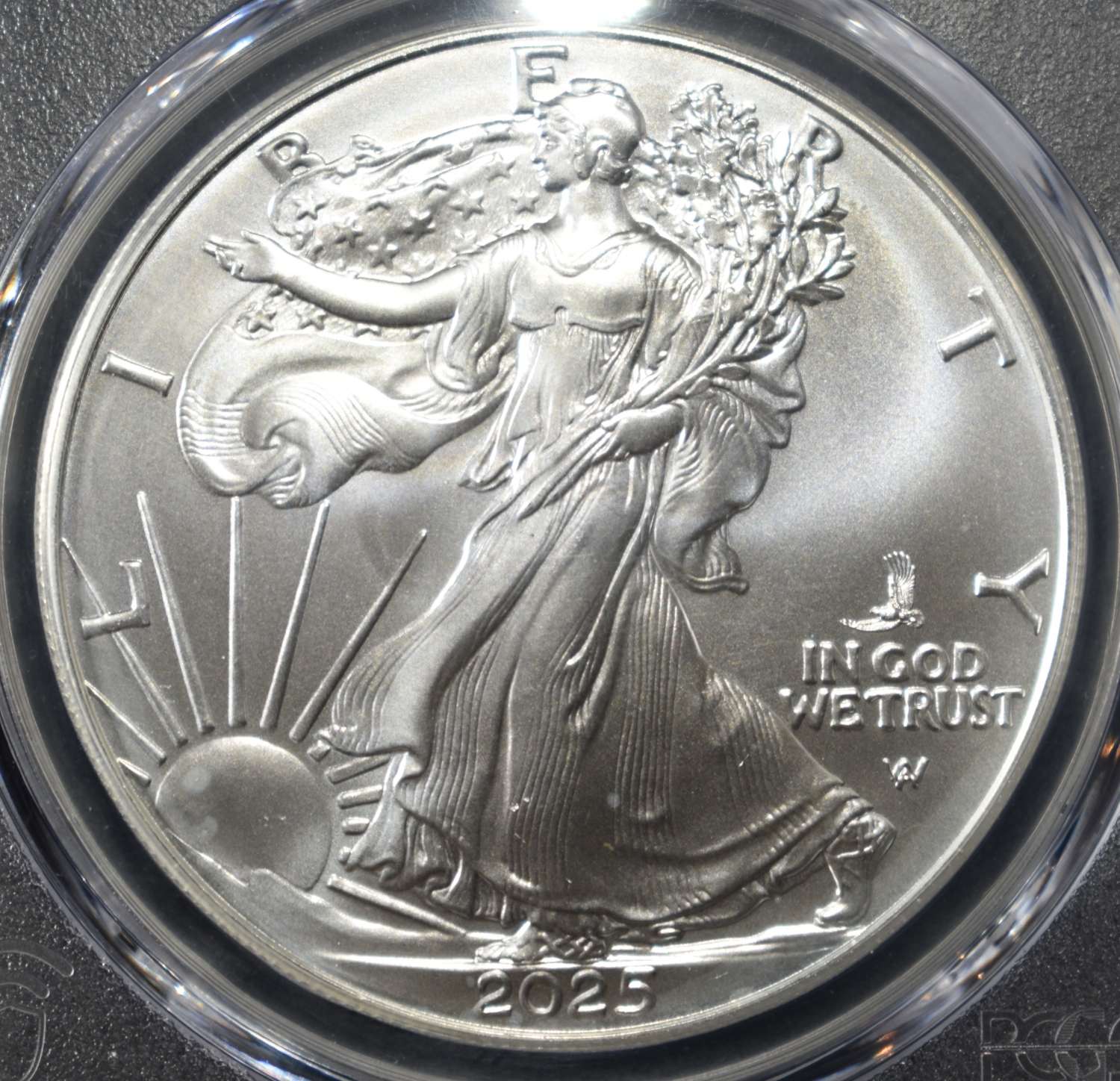 2025-P AMERICAN SILVER EAGLE PCGS GEM BU