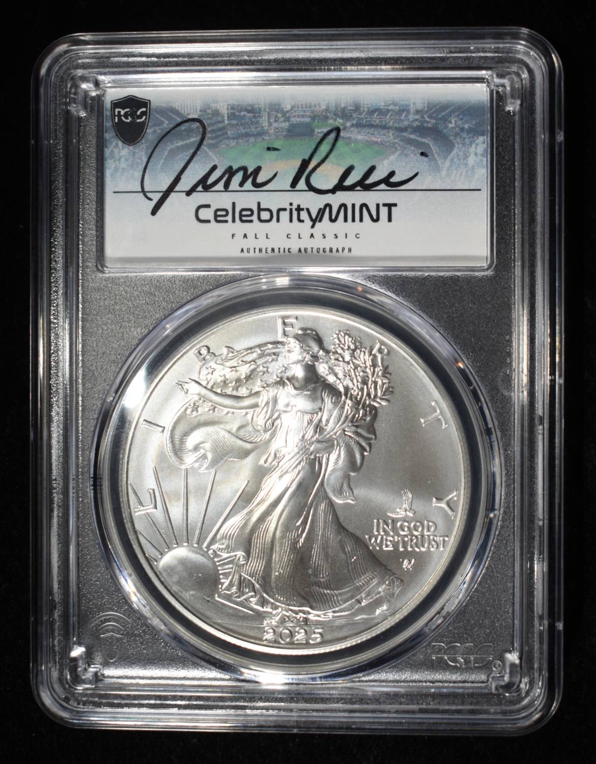 2025-P AMERICAN SILVER EAGLE PCGS GEM BU