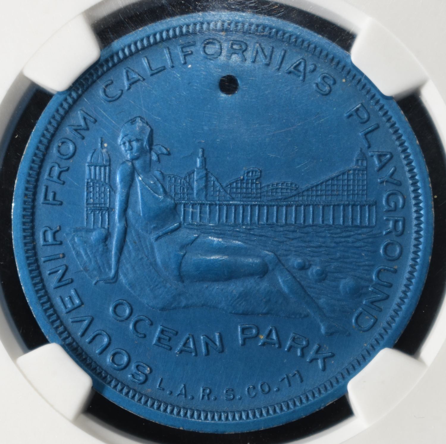 1933 CA HK-687 $1 BLUE ANODIZED NGC MS65