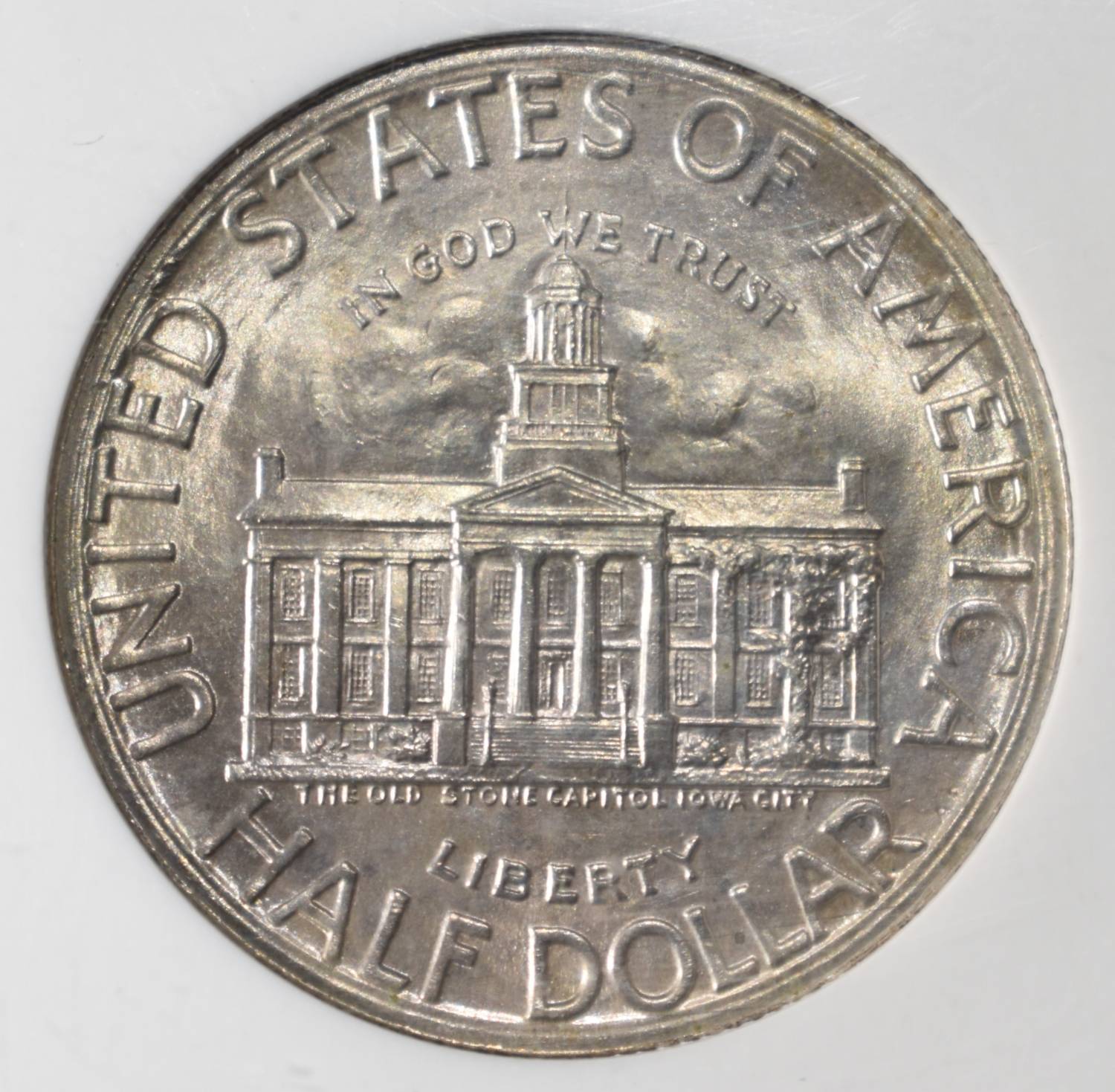 1946 COMMEM 50C IOWA NGC MS66