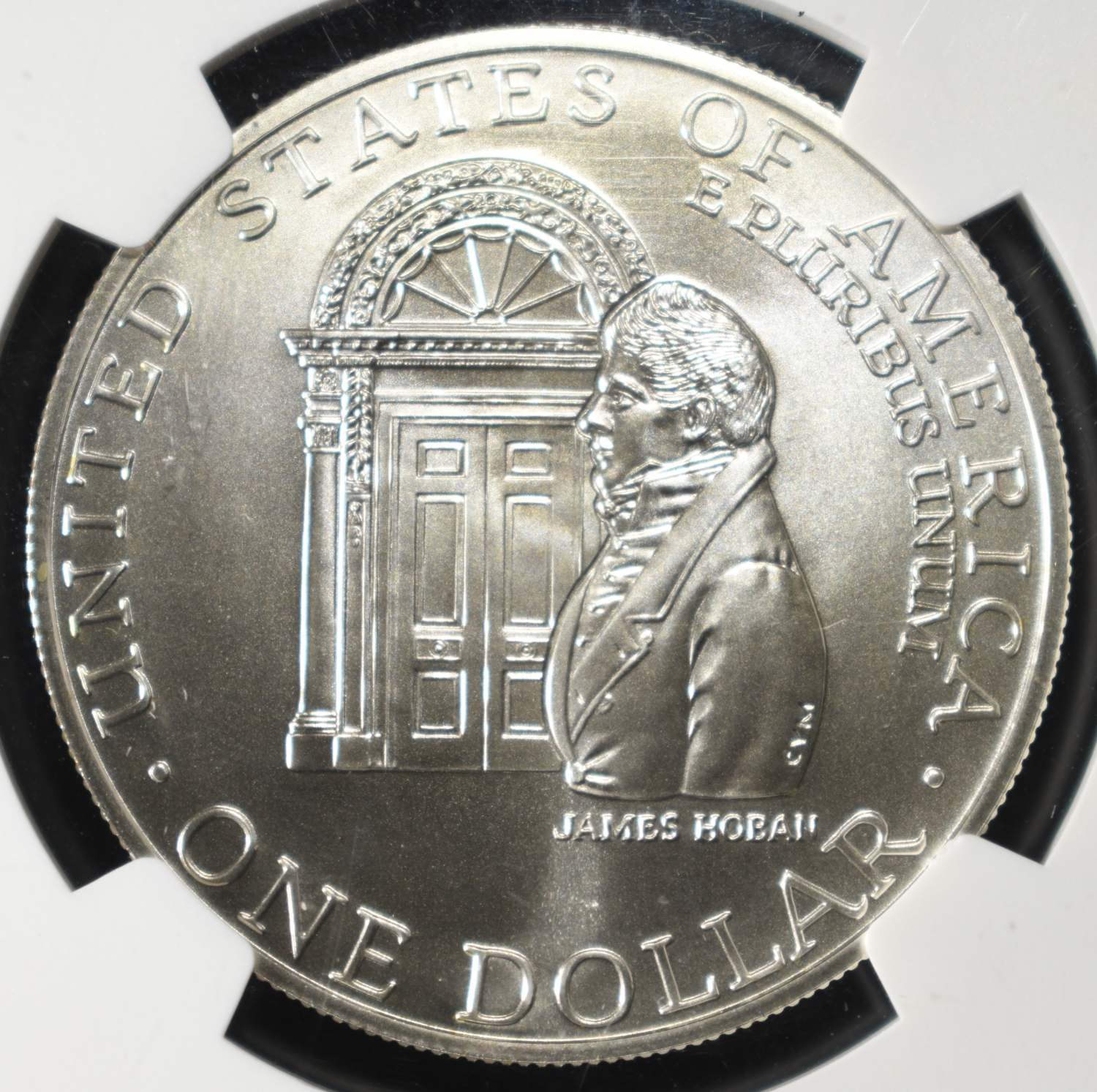 1992-D COMMEM $1 WHITE HOUSE BICENT NGC MS70