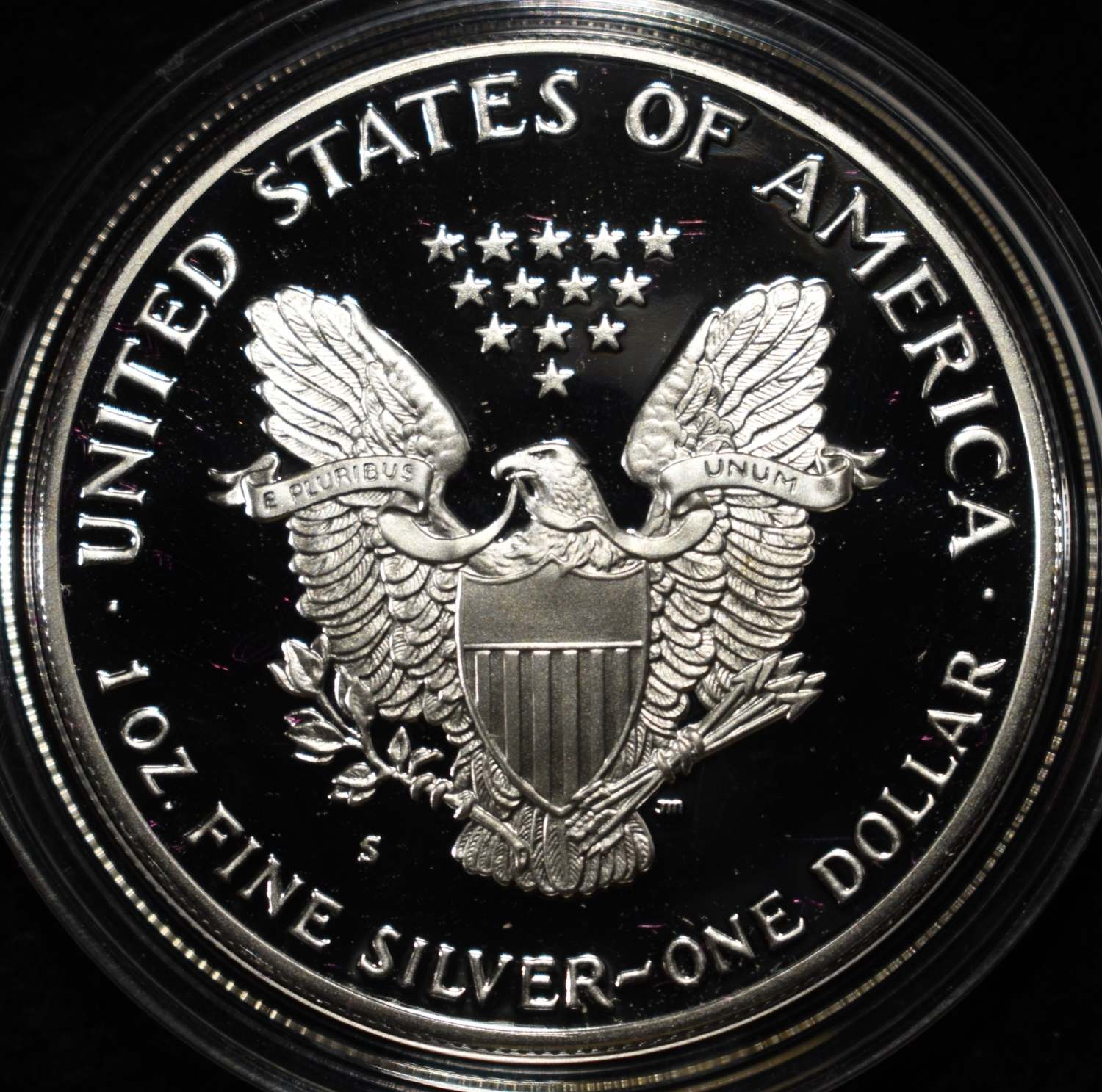 1990-S AMERICAN SILVER EAGLE PROOF