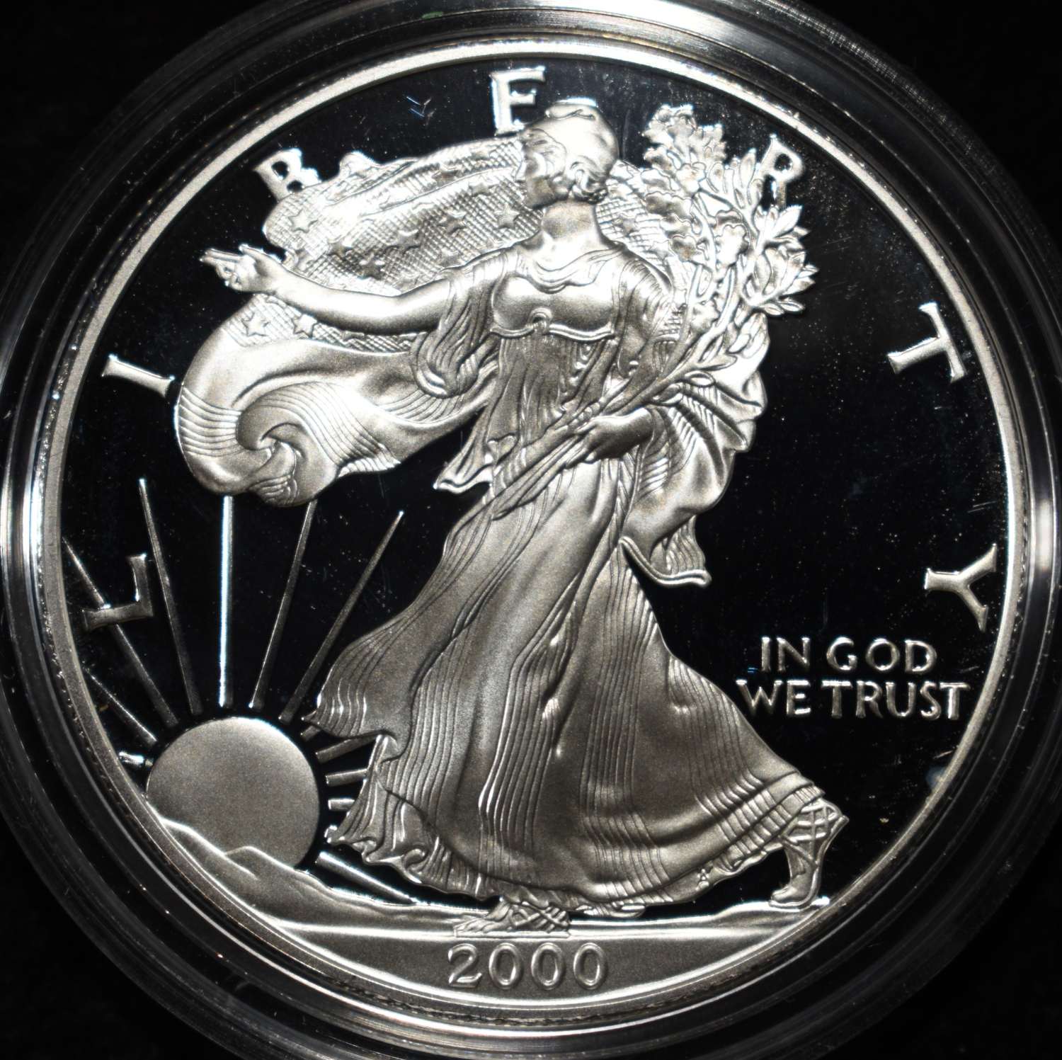 2000-P AMERICAN SILVER EAGLE PROOF