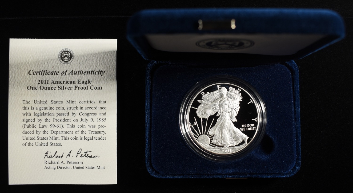 2011-W AMERICAN SILVER EAGLE PROOF