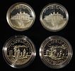 (4) COMMEM HALF DOLLARS. (2) 1982-S 50C WASHINGTON 250TH ANNAVERSARY OF BIRTH SILVER & (2) 1986 Image - 2