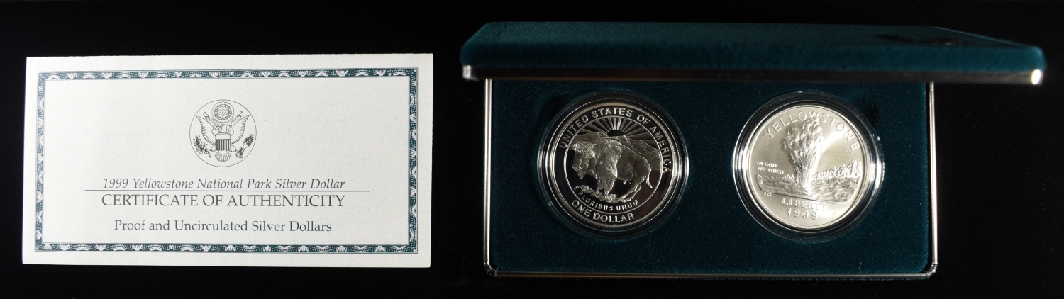 1999 COMMEM SET YELLOWSTONE NATIONAL PARK