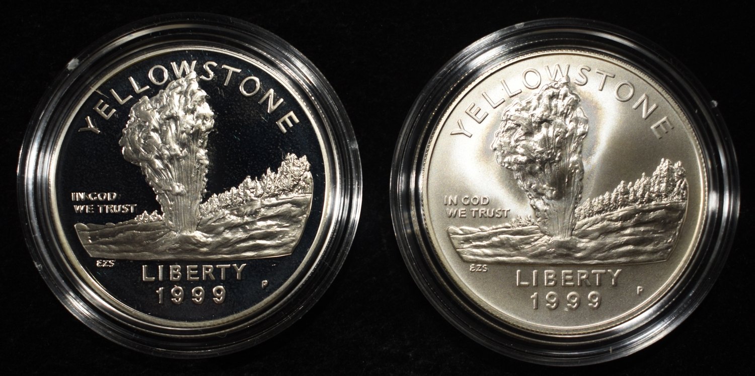 1999 COMMEM SET YELLOWSTONE NATIONAL PARK