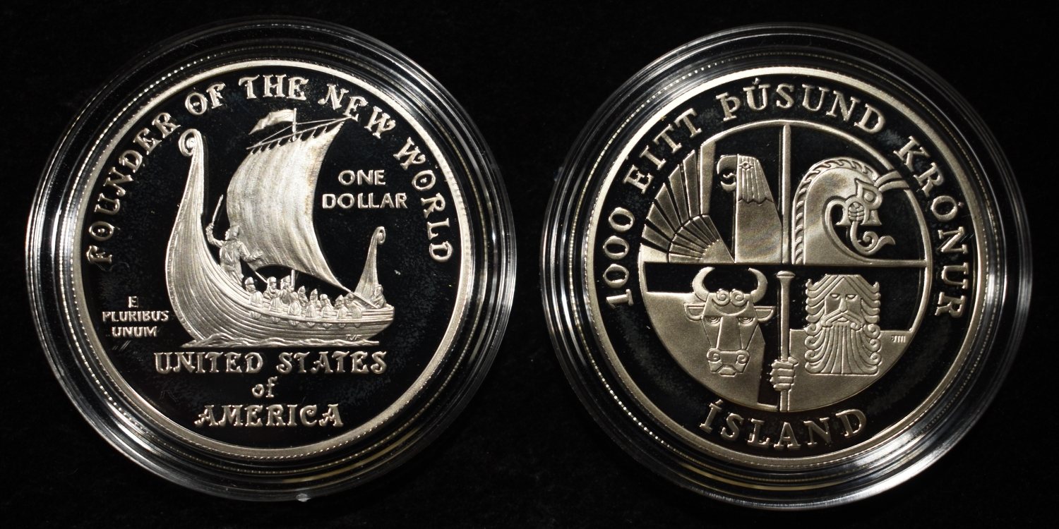 LEIF ERICSON MILLENNIUM COMMEM SET
