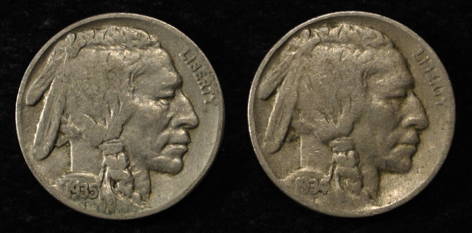 (50) FULL DATE BUFFALO NICKELS
