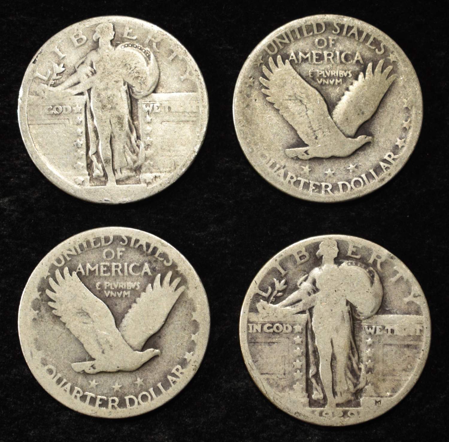 (20) STANDING LIBERTY QUARTERS
