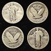 (20) STANDING LIBERTY QUARTERS. BID WITH SILVER CITY AUCTIONS ESTIMATE $310 - $360.Image - 1