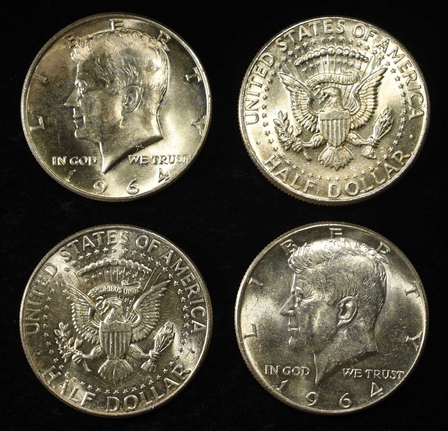 (10) KENNEDY HALF DOLLARS 90% SILVER
