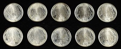 (10) 1/10TH OZ .999 SILVER ROUNDS. CHECK OUT OUR UPCOMING AUCTIONS ESTIMATE $100 - $150.